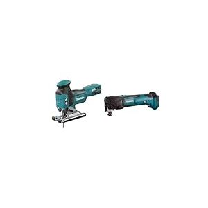 Makita DJV181Z Scie sauteuse Brushless 135mm 18V Li-Ion (Produit seul) & DTM51Z Outil Multi-fonction, 18V