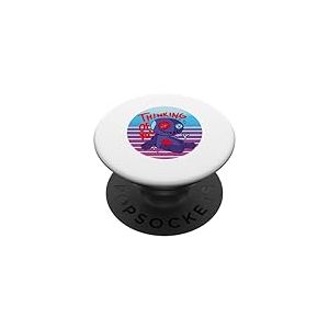 Je Pense &agrave; toi poup&eacute;e vaudou Effrayant Karma Halloween PopSockets PopGrip Adh&eacute;sif