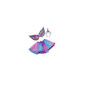 Ciao- Licorne Moonshine Unicorn kit de déguisement (jupe tutu, ailes, diadème avec corne), multicolore