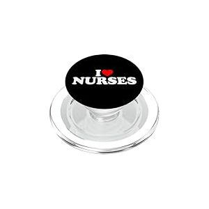 I Love Nurses PopSockets PopGrip pour MagSafe