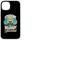 Design amusant conducteur de bus scolaire jaune Coque pour iPhone 13