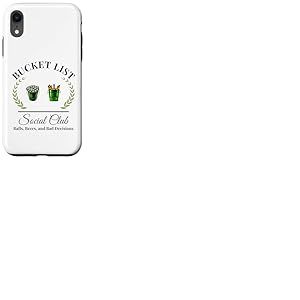 Ma liste de seau pour joueur de golf et seau à bière Coque pour iPhone XR
