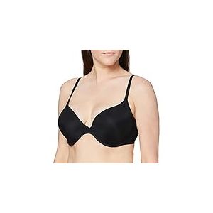 Wonderbra T- Shirt Bra, Soutien-Gorge de Tous Les Jours Femme,Noir , 95D ( Taille Fabricant : 80D )