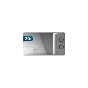 Cecotec Micro-ondes Proclean 3060 Flatbed Mirror. Capacité 20L, 700W, 6 niveaux ajustables, cavité plate pour grands plats, design miroir et métallique, technologie 3DWave pour une cuisson uniforme