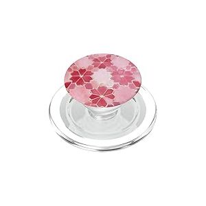 Carrelage marocain rose floral oriental art tendance vintage PopSockets PopGrip pour MagSafe