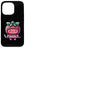 Adorable Fraise Joueur De Hockey Glace Coque pour iPhone 13 Pro