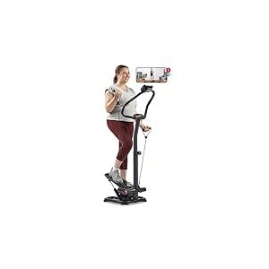 Sunny Health & Fitness Stepper Puissant 2 en 1 de qualité supérieure avec Guidon, Cardio à Faible Impact, Peu encombrant, réglable en Hauteur - SF-S021055