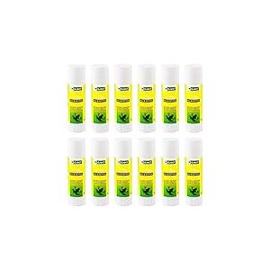 D.RECT B&acirc;ton de Colle PVA 12 x 22 g &ndash; sans Odeur, Lavable &ndash; our Papier, Carton, Photos et Tissu &ndash; Application propre et Uniforme