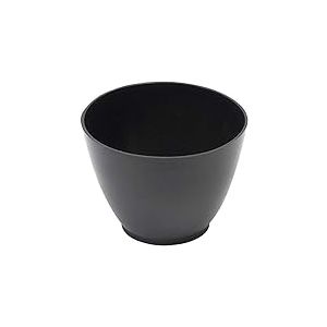 Meister Gobelet en plâtre Ø 125 x 90 mm – Noir – Forme conique – Modèle flexible – Plastique robuste – Pour mélanger le plâtre, le mastic, etc. / Gobelet mélangeur/bol de plâtre / 4301100