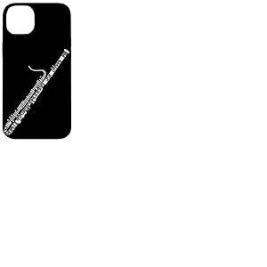 Notes De Musique Basson Musicien Bassoniste Coque pour iPhone 14 Plus