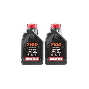 Motul 104298 7100 4T, 15 W-50, 1 l (Lot de 2)