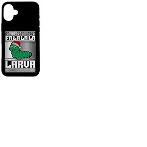 Pull moche Fa la Larva, pull de Noël rigolote Coque pour iPhone 16 Plus