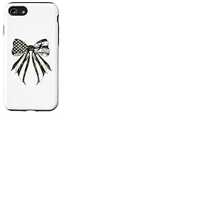Tchoukball Player 4 juillet drapeau américain camouflage coquette Coque pour iPhone SE (2020) / 7 / 8