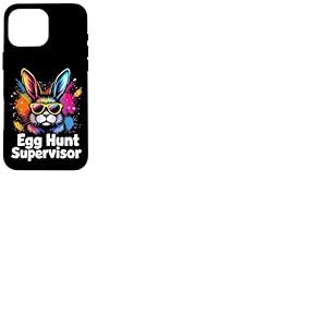 Chasse aux œufs Superviseur Lapin de Pâques Coque pour iPhone 16 Pro Max