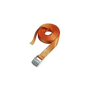 Master Lock 3212EURDAT Sangle Valise avec Boucle en Zamak, Orange, 5m x 25mm sangle