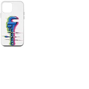 Glitch Art Plombier Clé Tuyauterie Tuyau Drain Coque pour iPhone 12 mini