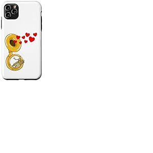Soubassophone Saint-Valentin Cuivres Mariage Coque pour iPhone 11 Pro Max
