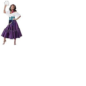 California Costumes Déguisement bohémienne luxe femme - Violet - M (40/42)