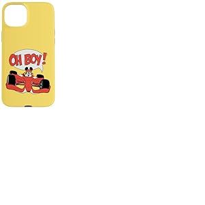 Disney Mickey Mouse Racing Team "Oh Boy!" Race Car Driver Coque pour iPhone 15 Plus