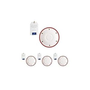 Villeroy & Boch &ndash; Toy&rsquo;s Delight Specials sous-tasse pour caf&eacute;, dessous de tasse, petite assiette en porcelaine, vaisselle de No&euml;l, 16,7 cm &Oslash;, r&eacute;sistant au lave-vaisselle et au four &agrave; micro-ondes