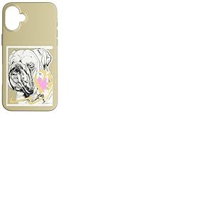 Bouledogue Anglais, Bouledogue, Elke, cœur Coque pour iPhone 16 Plus