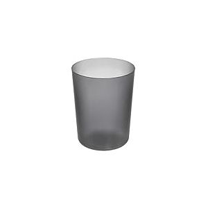 iDesign Poubelle Ronde, Petite Poubelle en Plastique Robuste au Design Moderne, Corbeille à Papier polyvalente pour La Salle de Bain, le Bureau, La Cuisine, etc., Noir