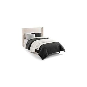 UGG Remina Parure de lit 4 pièces Lit dans un sac avec couverture, oreiller décoratif, taie d'oreiller et couette réversible, hypoallergénique, lavable – Literie essentielle pour dortoir universitaire