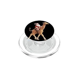 Costume de P&egrave;re No&euml;l Cool pour Les Amateurs de Girafe de No&euml;l PopSockets PopGrip pour MagSafe