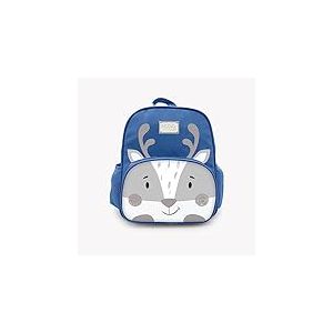 Nuvita 8740 | Sac &agrave; dos pour enfant | Sac de rangement | Sac avec compartiments | Sac &agrave; dos ergonomique | Sac &agrave; dos avec sangles ajustables pour enfants d'&acirc;ge pr&eacute;scolaire | (1-3 ans) | Blu/Renna