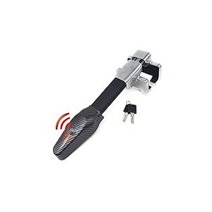 KRASER KR830 Antivol Voiture Avec Alarme 120dB, Canne Antivol Voiture Haute S&eacute;curit&eacute;, Robust Bloque Volant sur Rayon Plus Dissuasif, Facile &agrave; Utiliser, Bloc Barre Anti Vol Universel Auto Camping-Car