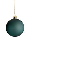 Holmegaard Décoration d'arbre - Vert - Diamètre : 8 cm.