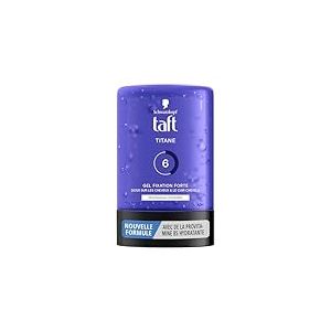 Schwarzkopf - Taft - Gel Tube Coiffant - Gel Titane - Résistance Humidité - Fixation Forte - Doux sur les cheveux - Tenue longue durée - Sans Effet Collant - Formule Provitamine B5-300 ml