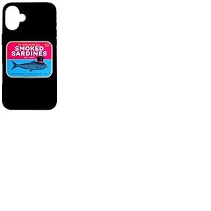 Huile d'olive ajoutée au sel de sardines fumées Coque pour iPhone 16 Plus