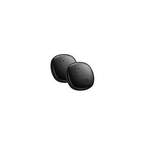 Tile by Life360 Sticker (2024) - Petit Tracker Bluetooth, détecteur de télécommande et localisateur d'objets pour vélos, Lunettes et Autres. Compatible avec iOS & Android. Lot de 2 (Noir)