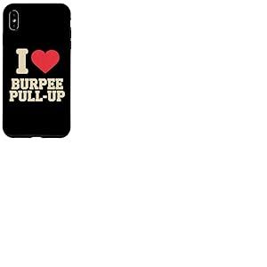 I Love Burpee Pull Up Fitness Coque pour iPhone XS Max