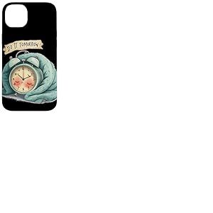 Superbe d&eacute;guisement de r&eacute;veil avec Discours Do It Tomorrow Coque pour iPhone 14 Plus