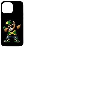 Ours Jamaïcain Patriotique Jamaïque Dab Garçons Enfants 2025 Coque pour iPhone 13 Pro Max