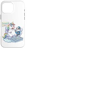 Licorne dr&ocirc;le chez Le Dentiste Rainbow Dental Design Coque pour iPhone 16 Pro Max