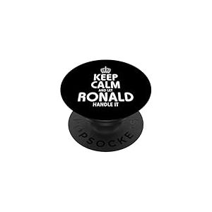 T-Shirt &agrave; Capuche Keep Calm Ronald PopSockets PopGrip Adh&eacute;sif