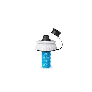 Hydrapak Bouchon filtrant Breakaway - Accessoire de filtration de l&rsquo;eau - Haut d&eacute;bit - Compatible avec les gourdes &agrave; presser de v&eacute;lo et de sport, parfait pour le cyclisme, les activit&eacute;s de plein air