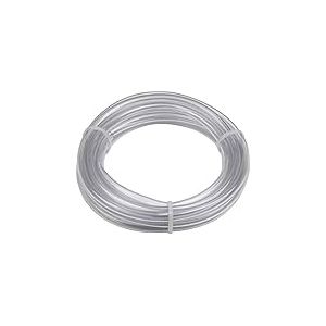 Meister Tuyau en PVC transparent – Sans insert en tissu – Pour évacuer l'air, les liquides et les substances chimiques/Tuyau d'air, tuyau d'essence, tuyau d'aquarium 4 m x 8 mm transparent
