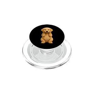 Mignon du Labrador Chiot Assis Adorable Photo d'animaux PopSockets PopGrip pour MagSafe