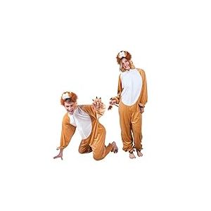 Boland - Peluche Lion, Combinaison pour Adulte, Roi des Animaux, Carnaval, soirée déguisée, JGA