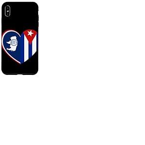 Wyoming and Cuba Flags: Heart Shaped Unity Coque pour iPhone XS Max