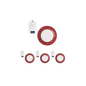 Villeroy & Boch – Toy’s Delight Specials assiette plate, grande assiette avec motif de Noël, assiette en porcelaine, vaisselle de Noël, 27 cm Ø, résistant au lave-vaisselle et au four à micro-ondes