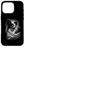 Papillon Chien Jouant Clavier Joueur Piano Amoureux des chiens Coque pour iPhone 16 Pro