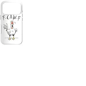 F-caw-f Poulet Rigolo Costume De Carnaval Poulet Coque pour iPhone 17 Pro