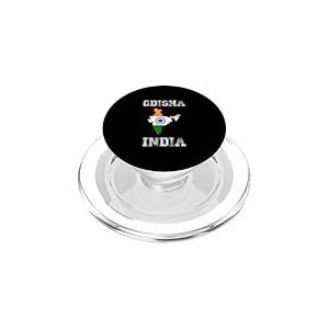 Drapeau Indien Vieilli Odisha Pride PopSockets PopGrip pour MagSafe