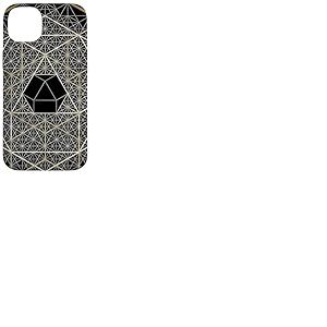 Géométrie sacrée Octaèdre Hexagone Géométrique Hexagone Coque pour iPhone 14 Plus
