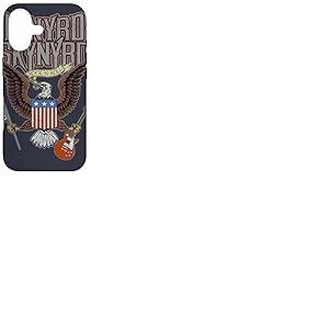Lynyrd Skynyrd Eagle Guitare Drapeau am&eacute;ricain Classique Rock r&eacute;tro Motard Coque pour iPhone 17